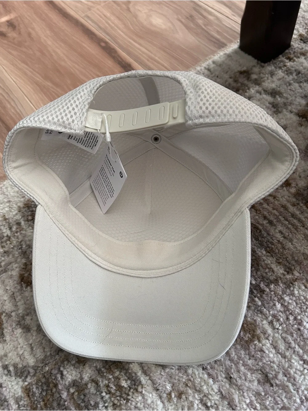 NWT Lululemon Cream Trucker Hat